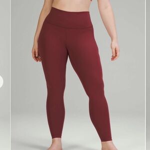 Lululemon wunder under high rise tight 28 size 2 full on luxtreme